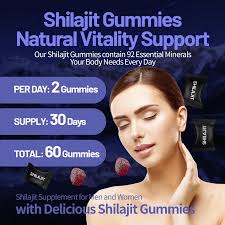 Dr. Thomps Gomitas de Shilajit del Himalaya Premium Gold Con Ashwagandha, 60 gummies - Quierox - Tienda Online