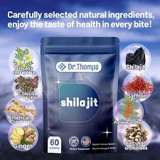 Dr. Thomps Gomitas de Shilajit del Himalaya Premium Gold Con Ashwagandha, 60 gummies - Quierox - Tienda Online