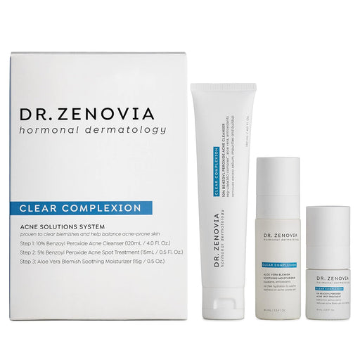 DR ZENOVIA Kit de acné de tez clara, tratamiento hormonal para el acné - Quierox - Tienda Online