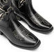 DREAM PAIRS Botas vaqueras de punta cuadrada para mujer, con bordado cosido - Quierox - Tienda Online