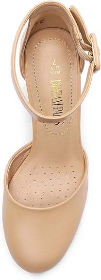 DREAM PAIRS Zapatos de tacón alto grueso con punta cerrada para boda para mujer - Quierox - Tienda Online