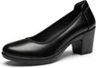 DREAM PAIRS Zapatos de tacón bajo con punta cerrada y gruesos para mujer - Quierox - Tienda Online