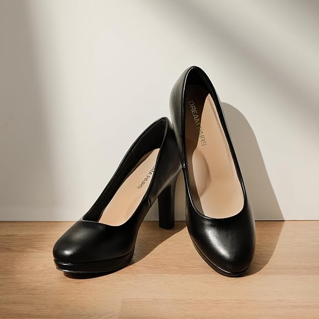 DREAM PAIRS Zapatos de vestir de oficina cómodos con plataforma y tacón bajo - Quierox - Tienda Online