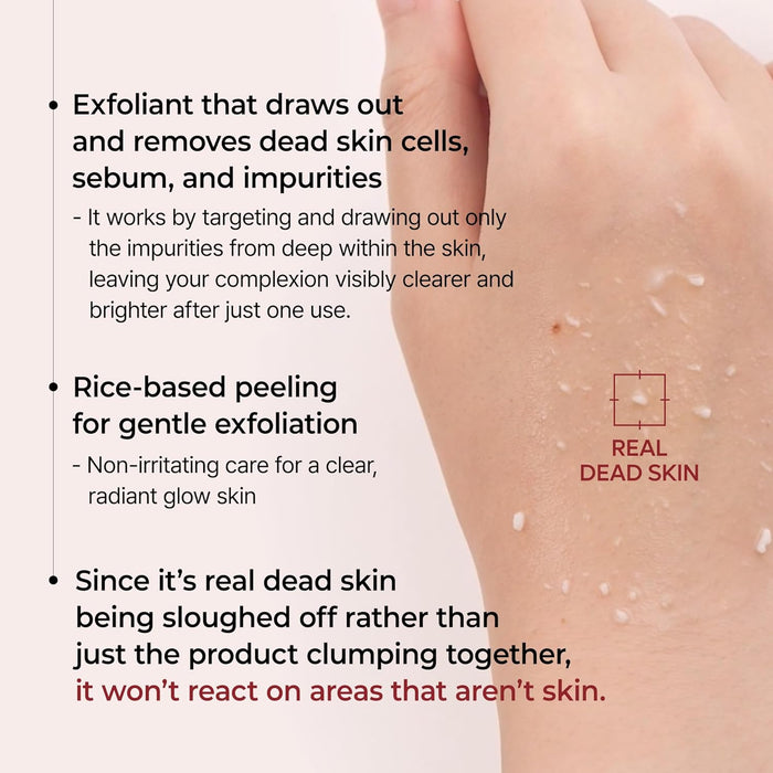 Dr.Melaxin Peel Shot Glow Ampolla exfoliante de arroz negro 80ml - Quierox - Tienda Online