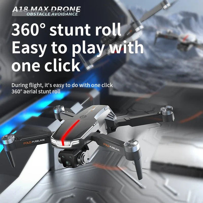 Dron A18 MAX - Cámara 4K HD, motor sin escobillas, FPV, UAV aéreo - Quierox - Tienda Online