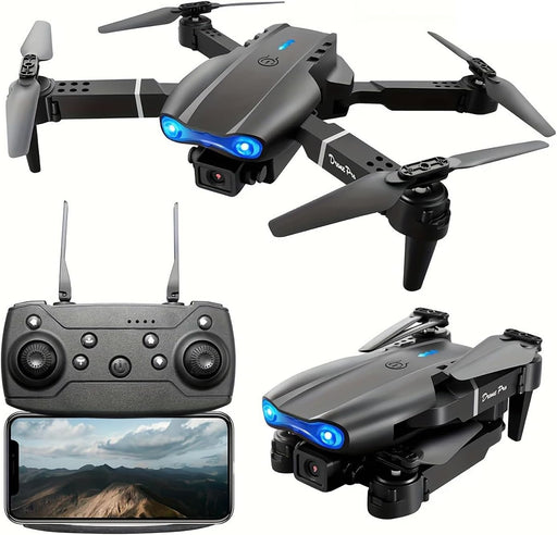 Dron E99 con cámara, dron cuadricóptero plegable a control remoto - Quierox - Tienda Online