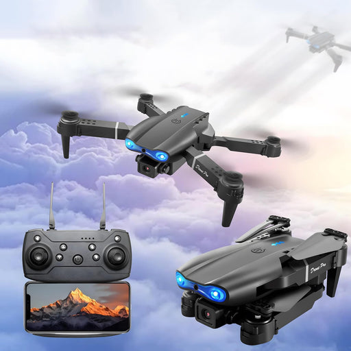 Dron E99 con cámara, dron cuadricóptero plegable a control remoto - Quierox - Tienda Online
