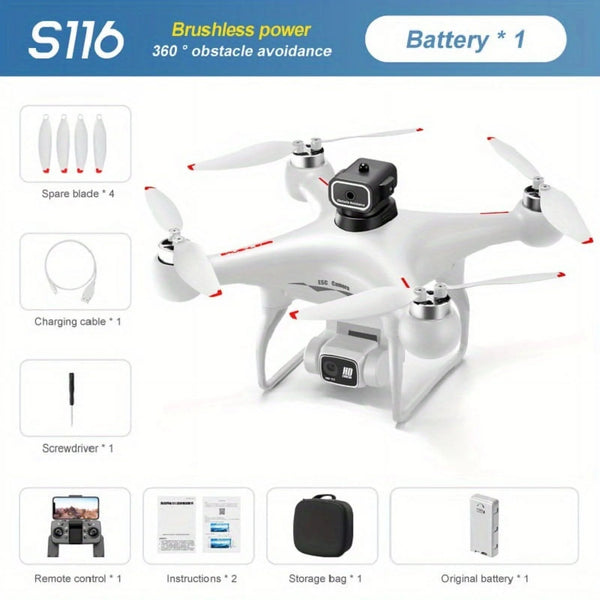 Drone S116 MAX con control remoto de flujo óptico sin escobillas