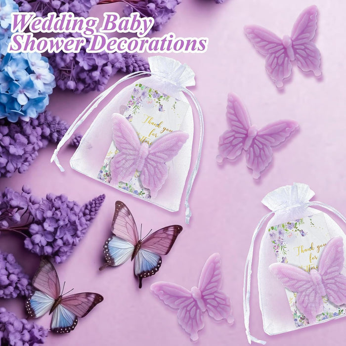 Dunzy Juego de 30 recuerdos de fiesta de bienvenida de bebé con temática de mariposa para invitados - Quierox - Tienda Online