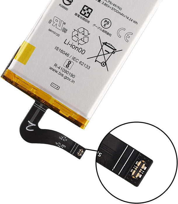 Duotipa Batería G020J - B compatible con Google Pixel 4XL 4 XL - Quierox - Tienda Online