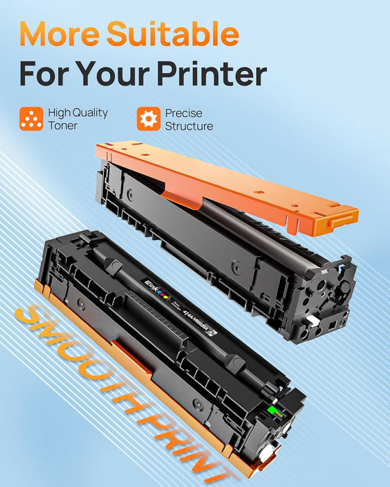 E - Z Ink 414A con chip - Reemplazo compatible para cartuchos de tóner HP 414A, paquete de 4 unidades - Quierox - Tienda Online