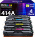 E - Z Ink 414A con chip - Reemplazo compatible para cartuchos de tóner HP 414A, paquete de 4 unidades - Quierox - Tienda Online