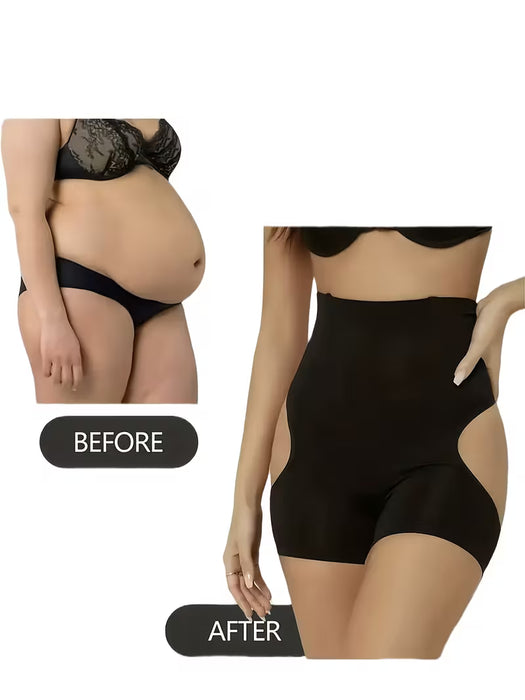 1pcs de ropa interior moldeadora de cintura alta para mujer - Control de abdomen posparto