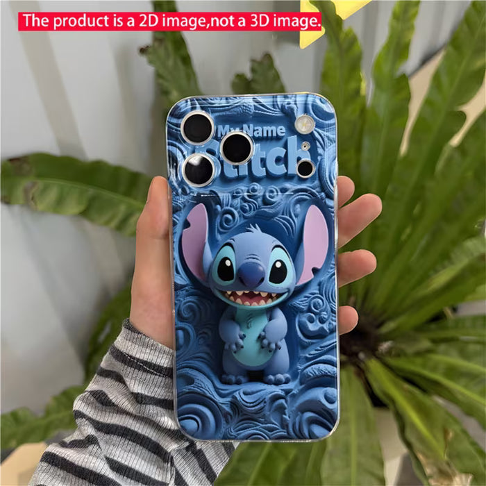 Funda para teléfono  2D Disney Stitch "Mi nombre es Stitch", compatible con iPhone 11