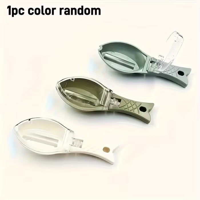1 pza., Ralladores de escamas de pescado color aleatorio