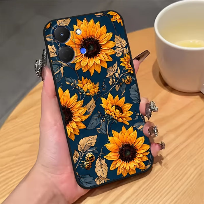 Funda para Teléfono Antigolpes Negra con Bordes Suaves para Galaxy A54 5G