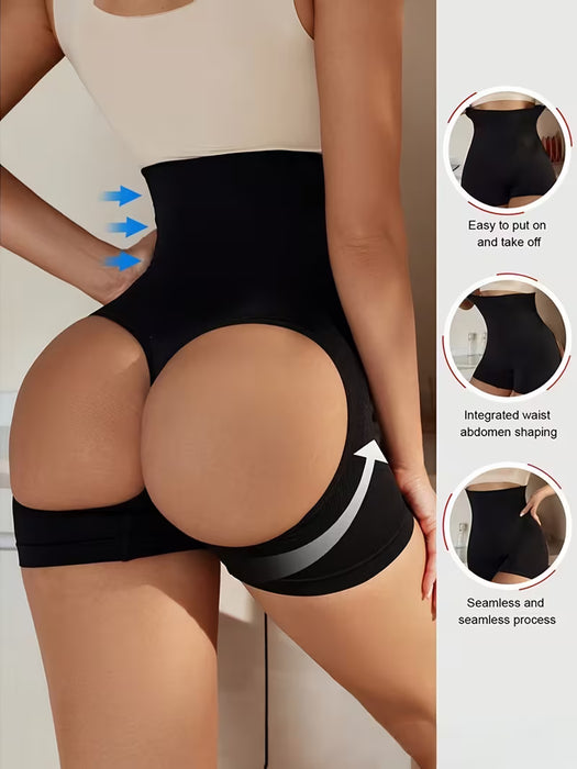 1pcs de ropa interior moldeadora de cintura alta para mujer - Control de abdomen posparto