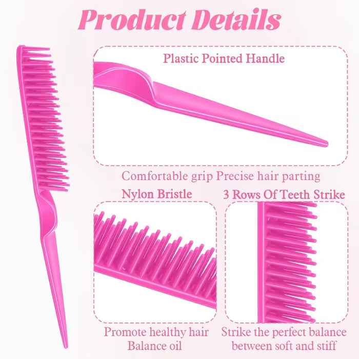 Peine de cabello de dientes anchos para el hogar de PP