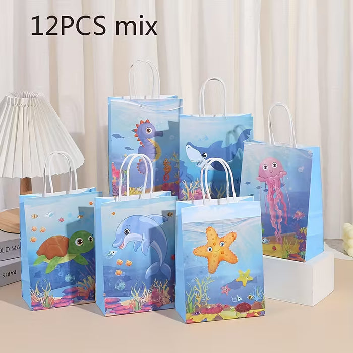 SHEIN Bolsa de Regalo de Fiesta Temática Oceánica