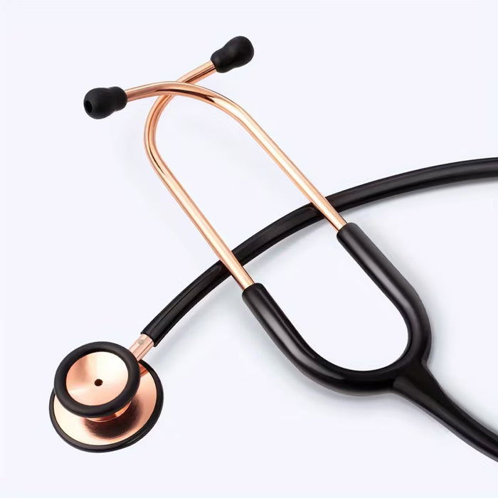 Estetoscopio Chapado de Un Solo Lado con Tubo TVC para Médicos y Enfermeras-UE