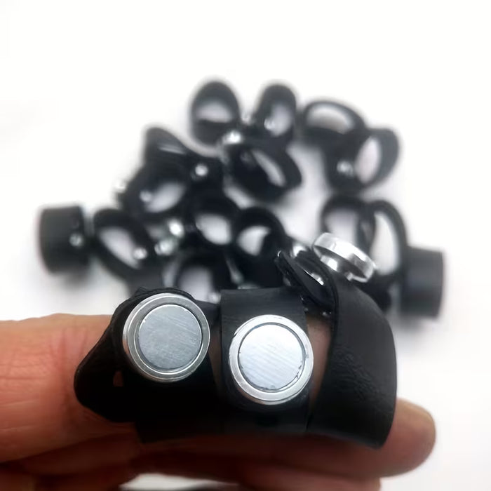 10pcs Microfibra Perlas De Acero Magnéticas Resistentes Al Desgaste
