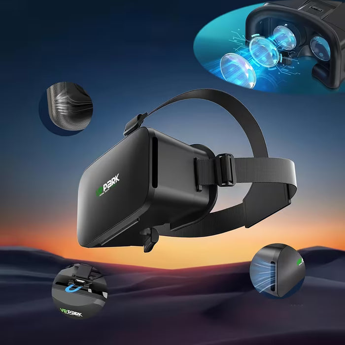 Gafas de realidad virtual con montura para la cabeza