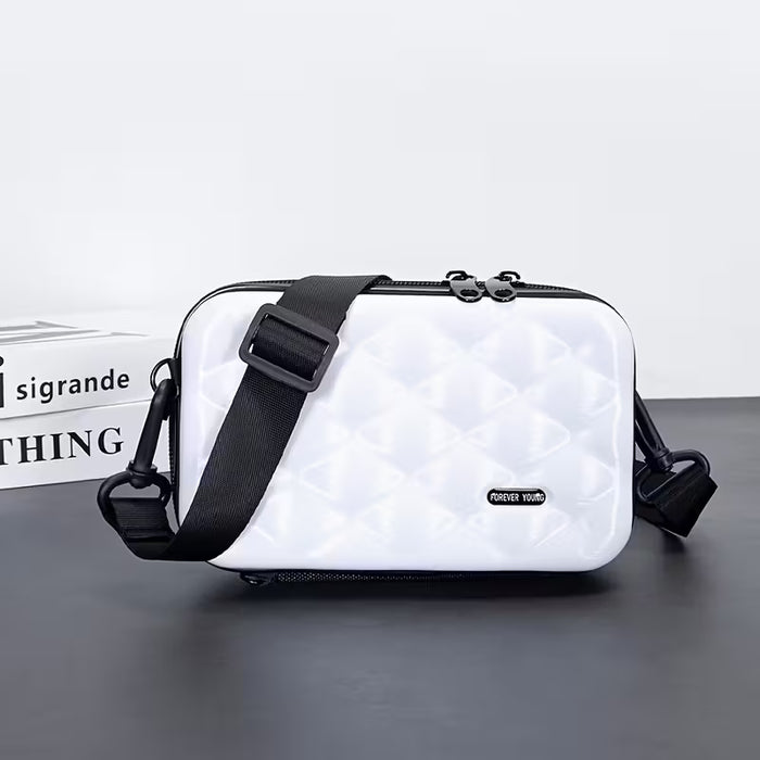 Mini Bolso de Cuerpo para Hombre con Forma de Diamante, 7 Pulgadas