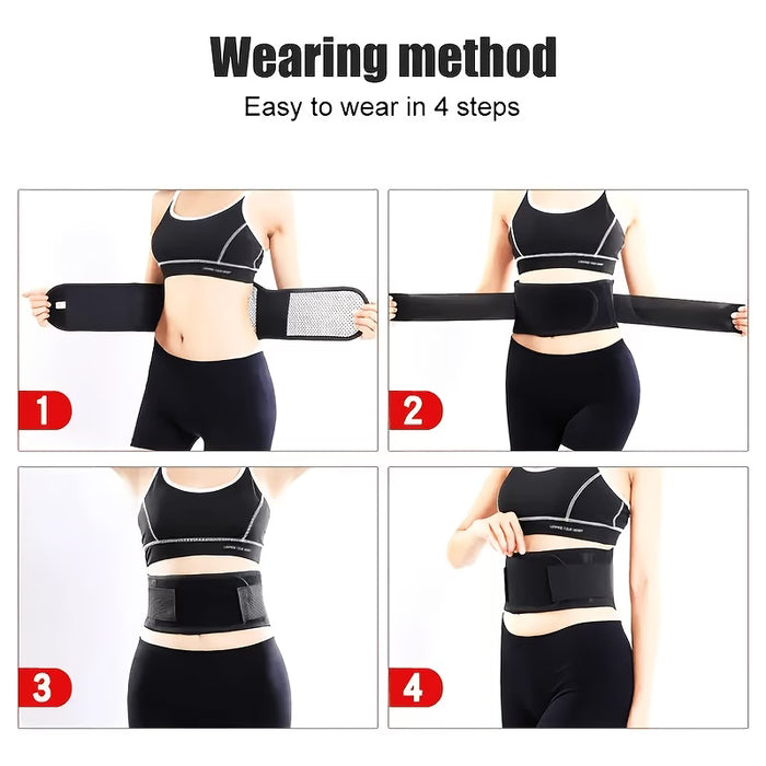 1 Cinturón de cintura ajustable con diseño unisex
