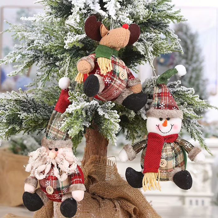 3pcs de Muñecos - Suministros de Decoración Navideña Adornos para Árbol de Navidad