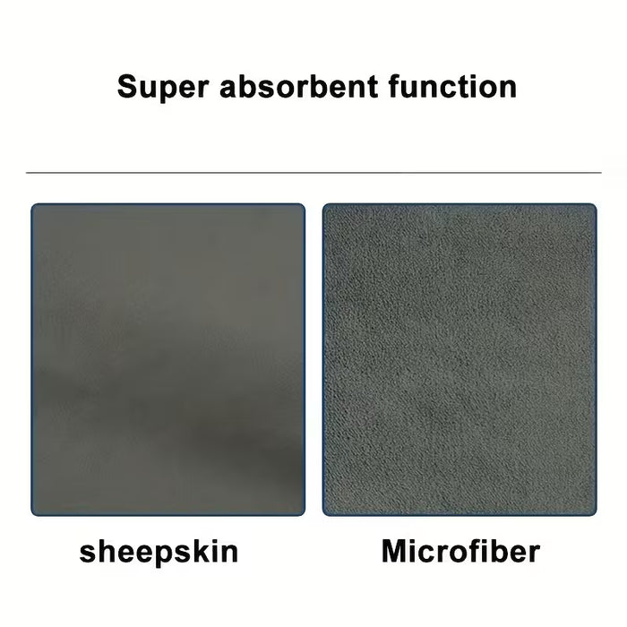 Toalla de Secado para Coche Súper Absorbente de Terciopelo de Doble Cara Multiusos 30*30CM