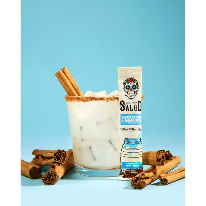 Taste Salud, Mezcla para Bebida Hidratante + Inmunológica, Horchata, 6 servicios
