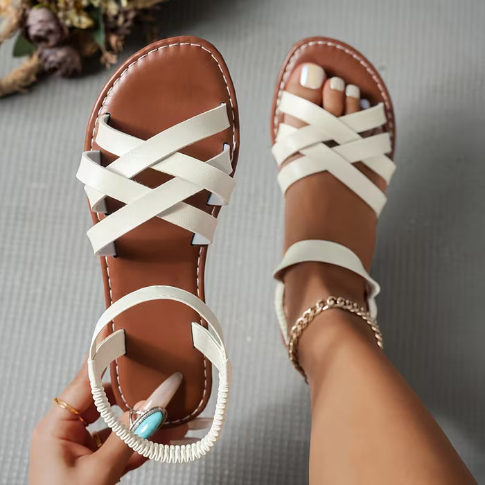 Sandalias Planas Elegantes y Minimalistas para Mujer - Ideales para Invierno