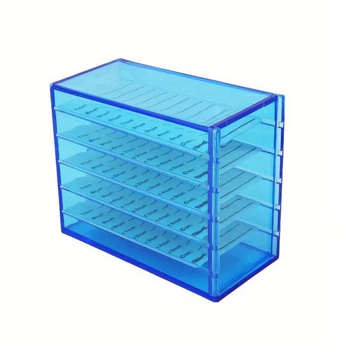 Caja de almacenamiento para extensiones de pestañas postizas de 1 pieza