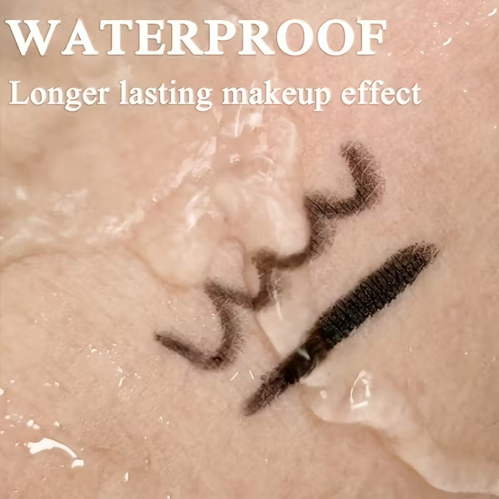 Set de 5 delineadores de ojos en gel: lápices delineadores negros de larga duración