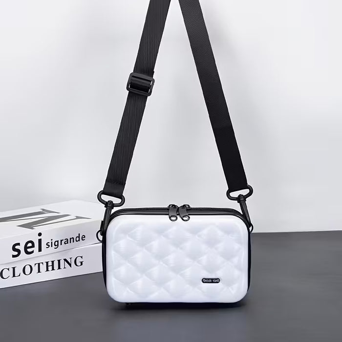 Mini Bolso de Cuerpo para Hombre con Forma de Diamante, 7 Pulgadas