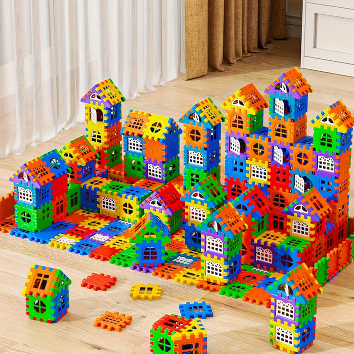 100pcs Bloques de Construcción para Asamblea de Casa, Construcción Básica
