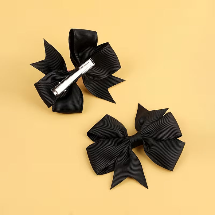 SHEIN 2 pinzas para el pelo de cocodrilo con lazos