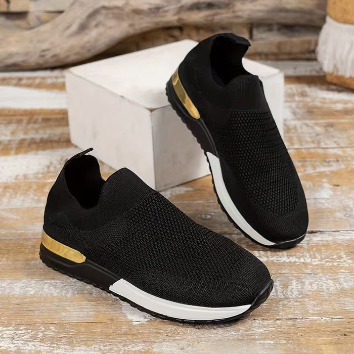Zapatillas deportivas unisex sin cordones Jincheng Fei Zhi de punto transpirable