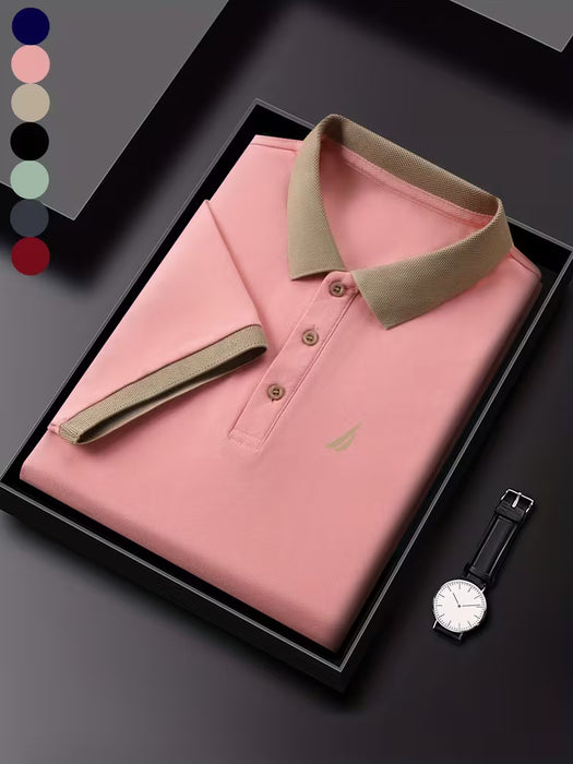 Polo para hombre, cómodo y elegante, perfecto para uso casual de verano, con diseños estampados