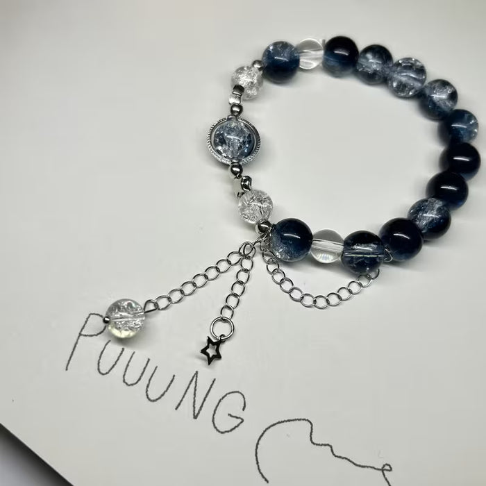 Pulsera de pareja populares, diseños de cuentas hechas a mano a juego de Douyin