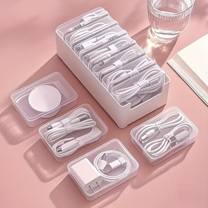 8 piezas Cajas de Almacenamiento Clasificado, Organizador 7 Pequeños 1 Grande Estilo Minimalista