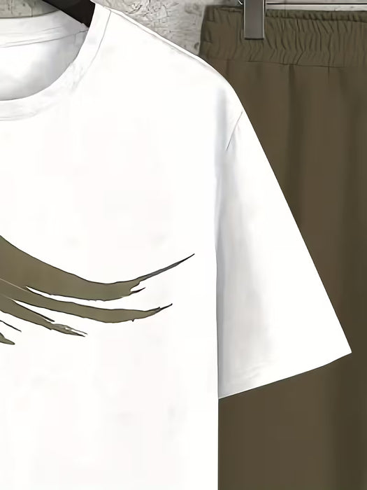 Conjunto de ropa deportiva para niños con estampado de águila