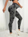 Easithlete Leggings deportivos de tie dye de cintura ancha - Quierox - Tienda Online