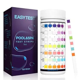 Easytest Tiras de prueba para piscina, 7 pruebas, 150 tiras - Quierox - Tienda Online