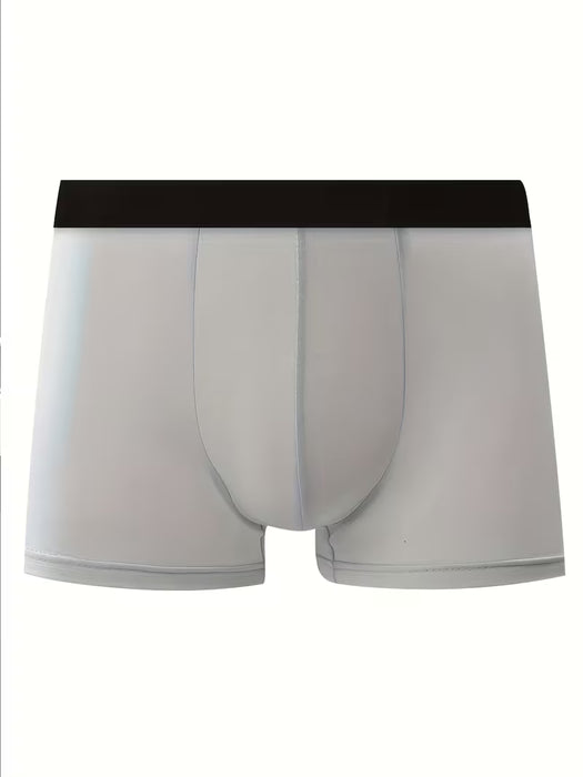 10 unidades Calzoncillos bóxer para hombre transpirables de cintura media