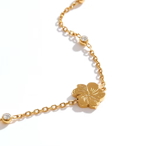 Collar Mémoire con detalles florales