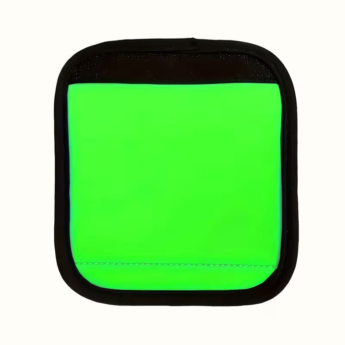 1 funda de asa de maleta ideal para equipaje, bolsos y mochilas color verde brillante