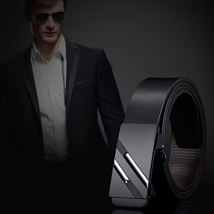 Cinturón para hombre sin dientes Interior con hebilla automática