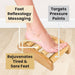EcoPro Masajeador de pies de madera natural de terapia de reflexología - Quierox - Tienda Online