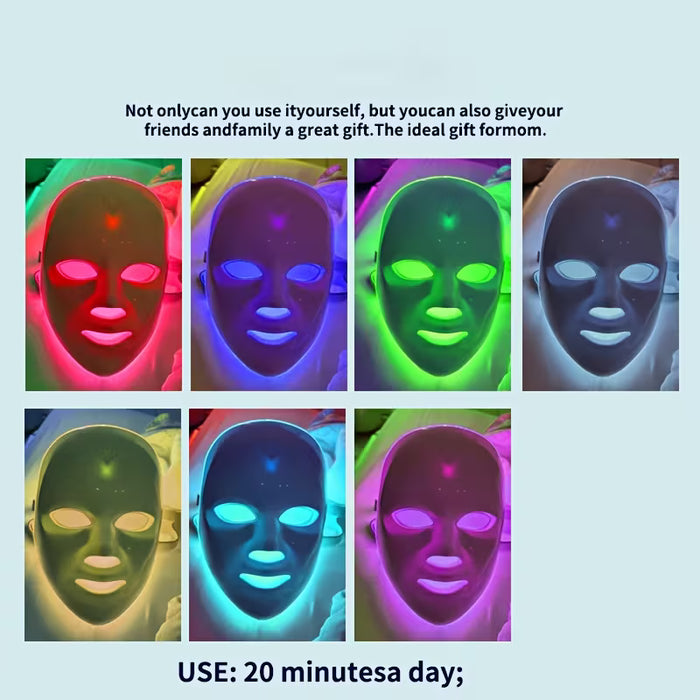 Máscara de belleza para mujer, carga USB, pantalla táctil, para el cuidado facial